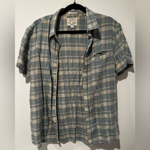 Men’s short sleeve button down Lucky Brand casual (California) fit